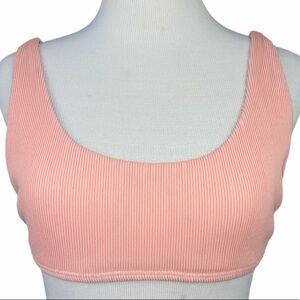 KORAL Swim Top Ribbed Rose Blush S